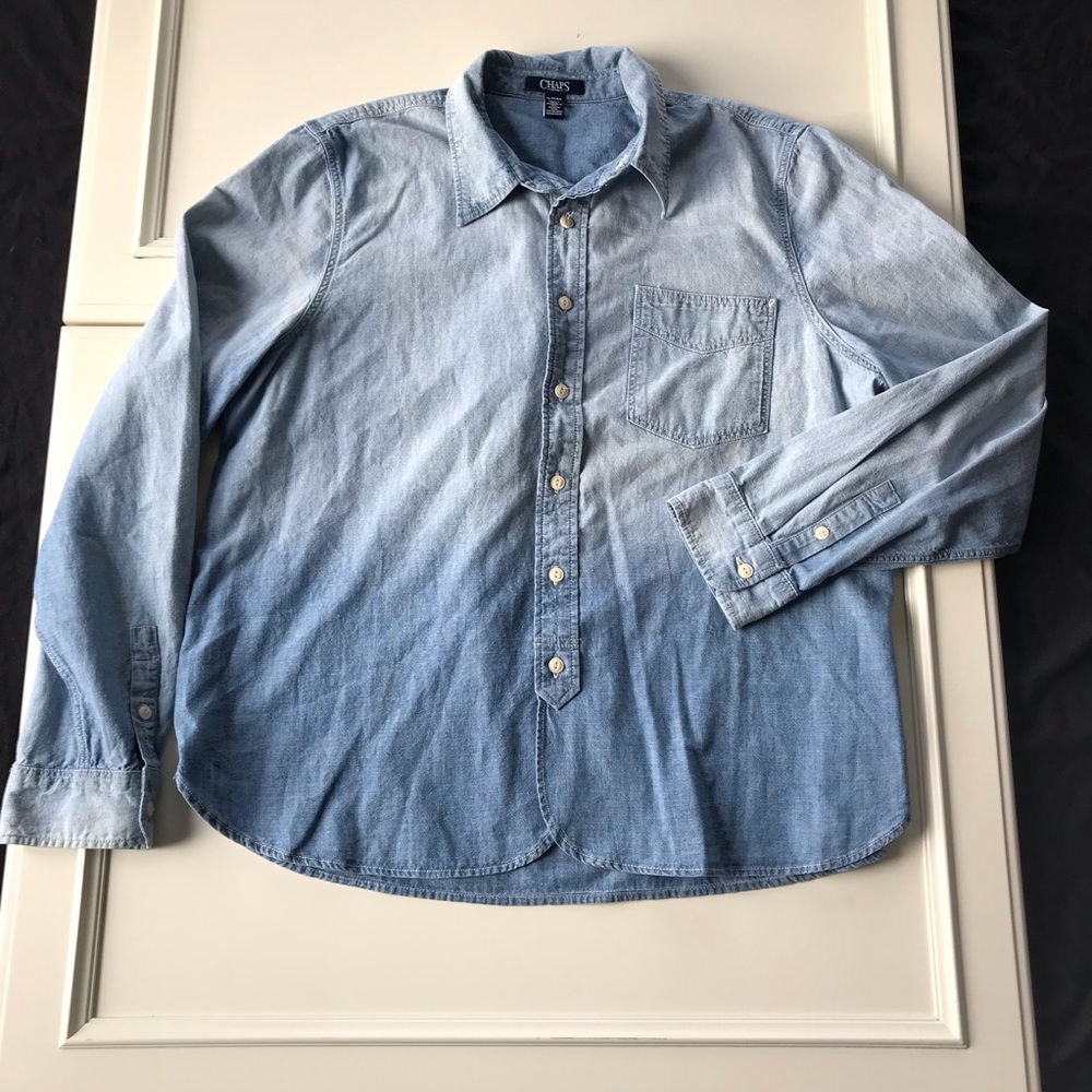 Boys Chaps Denim Shirt XL